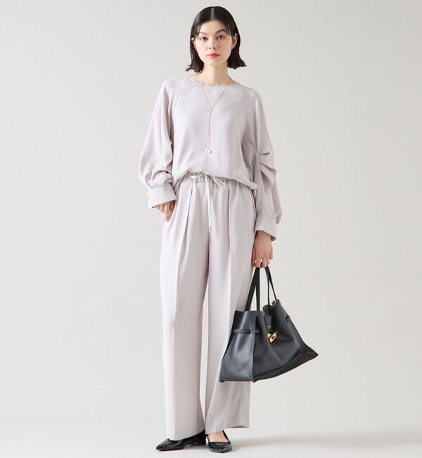 TIARA「タックドルマンスリーブブラウス（セットアップ可）」|シャツ・ブラウス|