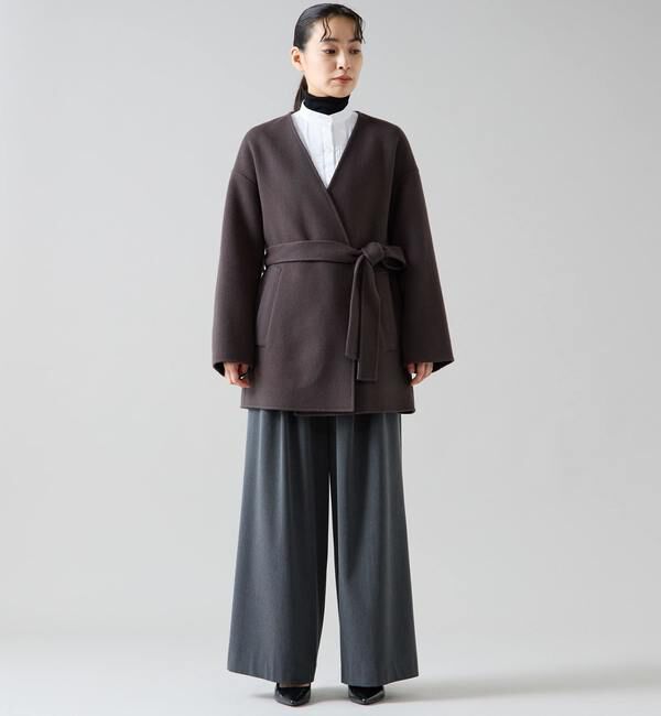 TIARA「ノーカラービッグコート」|その他|