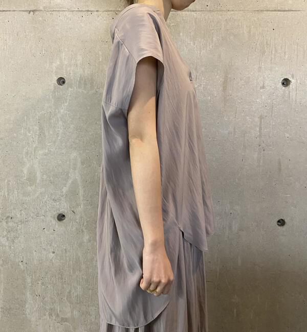 Liesse「バックギャザーブラウス」|シャツ・ブラウス|