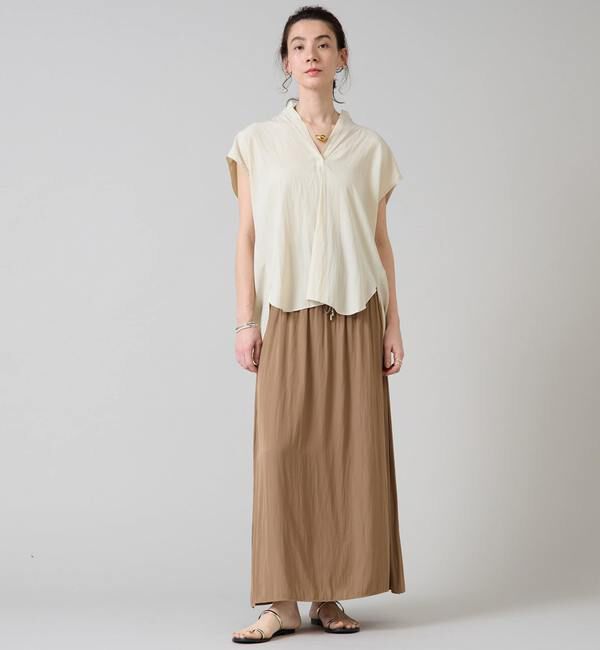 Liesse「バックギャザーブラウス」|シャツ・ブラウス|