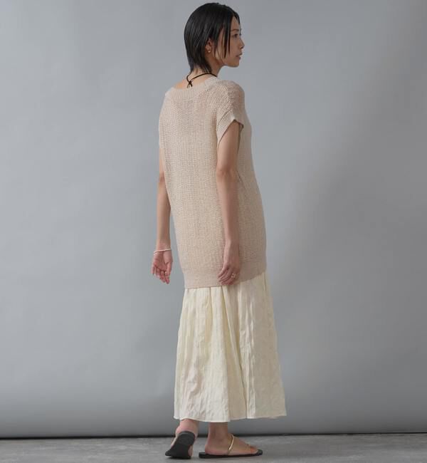 Liesse「ワッシャーギャザースカート」|スカート|