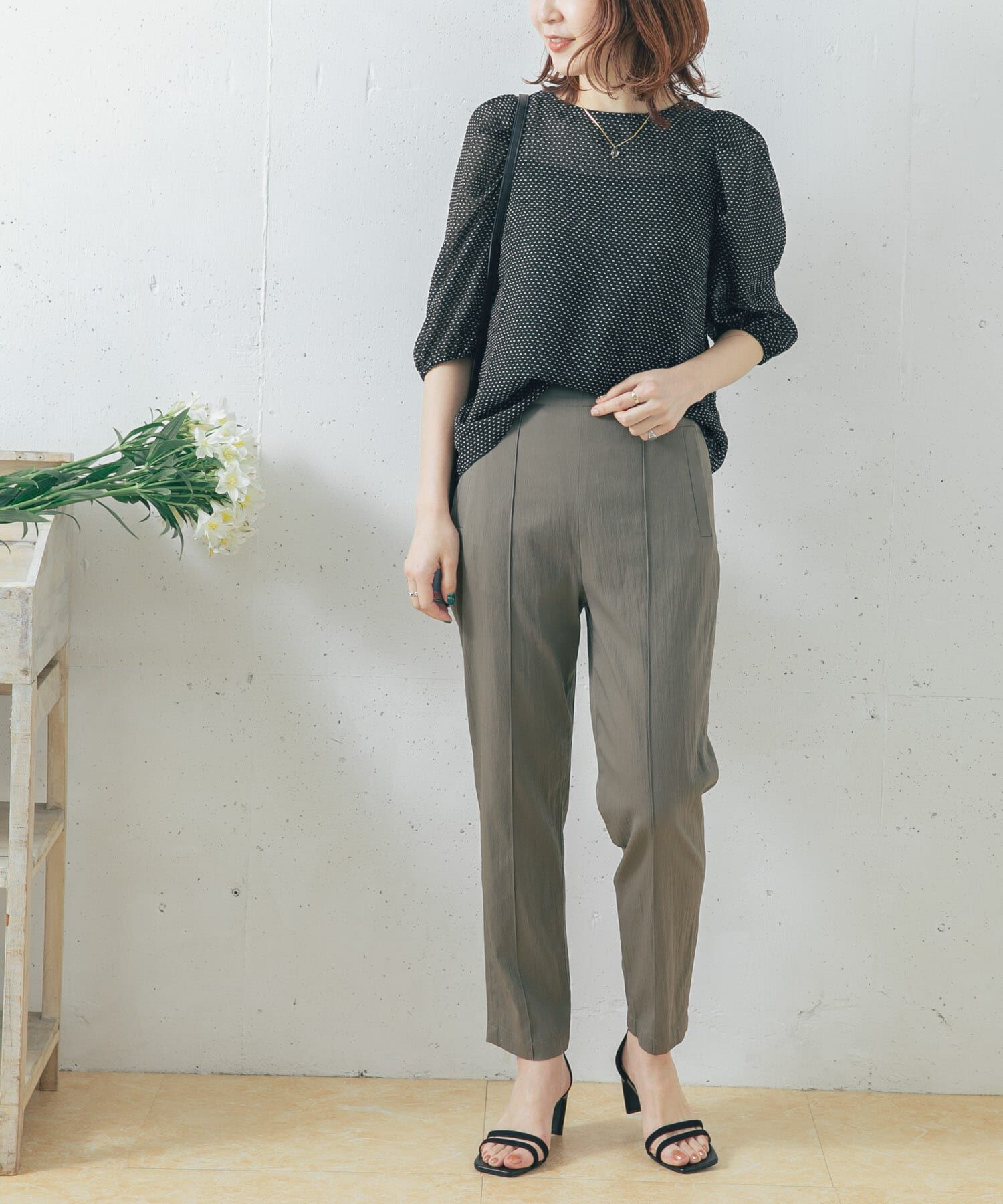 URBAN RESEARCH ROSSO「ピンタックテーパードパンツ」|その他|