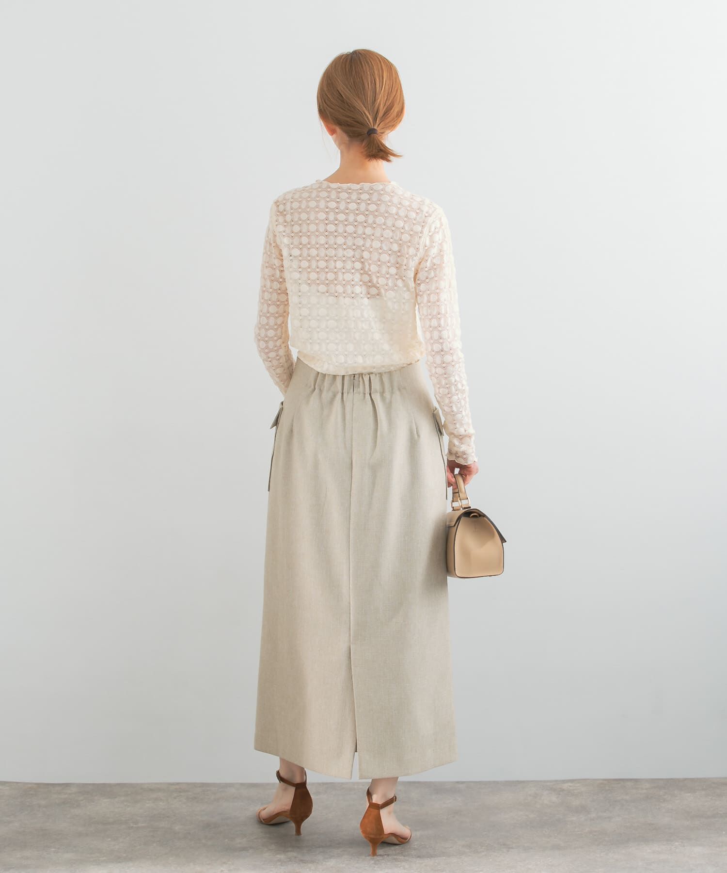 URBAN RESEARCH ROSSO「リネンライクポケットストレートスカート」|スカート|