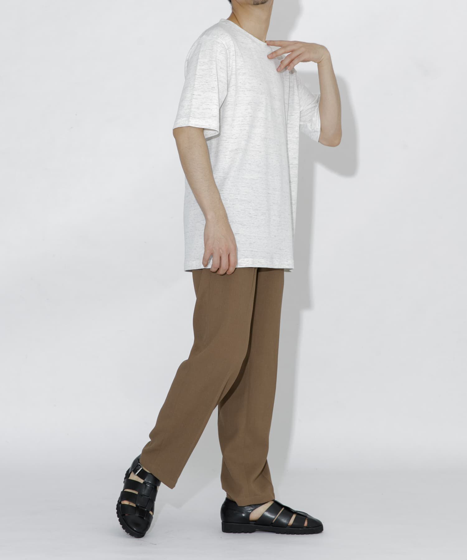 URBAN RESEARCH ROSSO「『WEB限定』『XLサイズあり』リネン混カノコクルーTシャツ」|Tシャツ・カットソー|