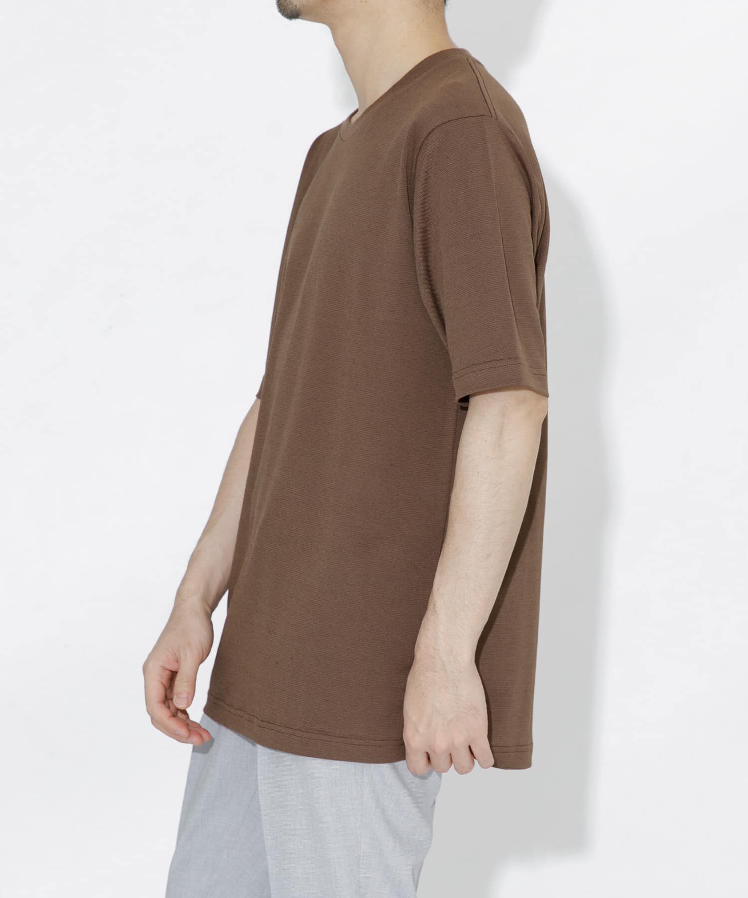 URBAN RESEARCH ROSSO「『WEB限定』『XLサイズあり』リネン混カノコクルーTシャツ」|Tシャツ・カットソー|