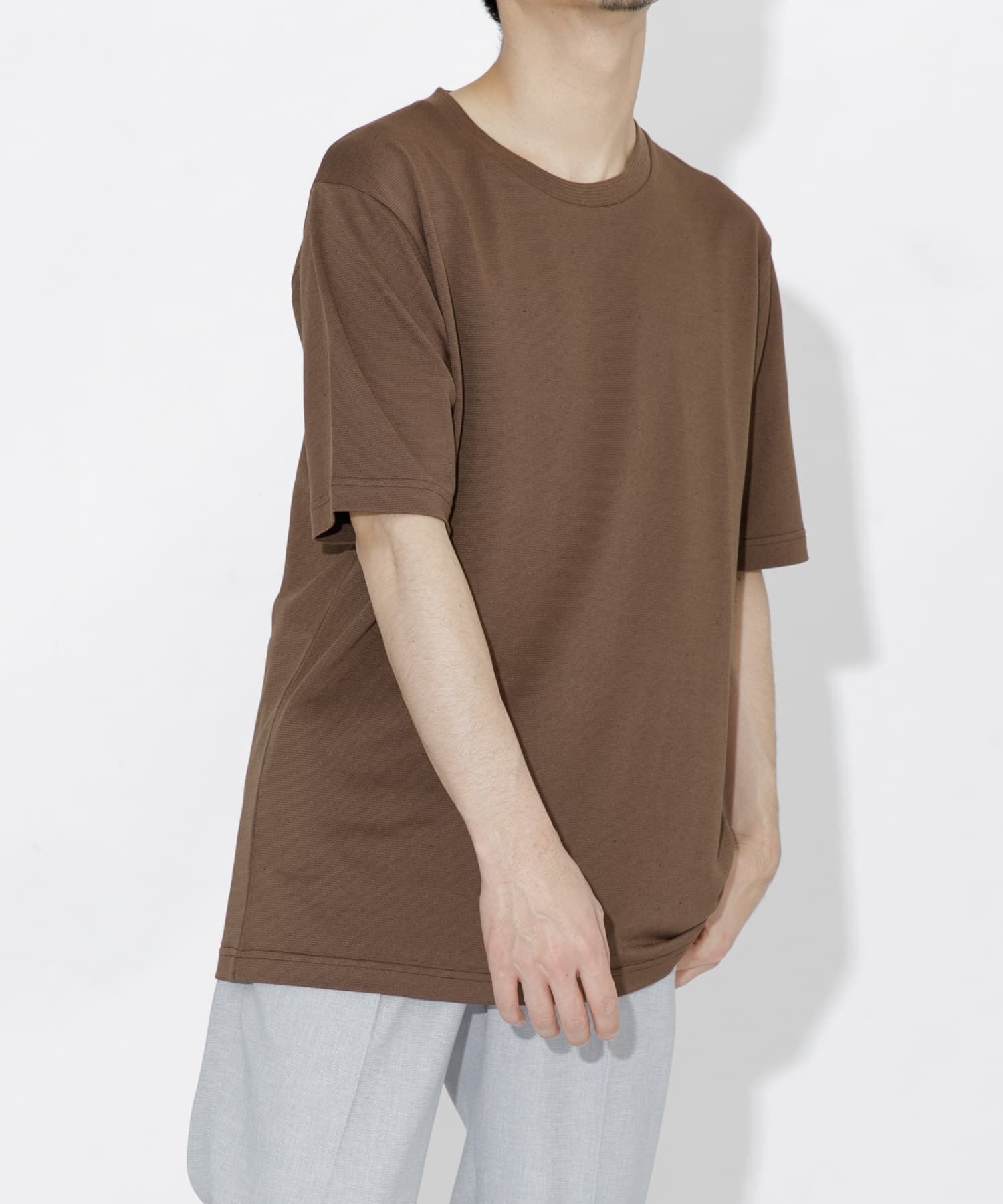 URBAN RESEARCH ROSSO「『WEB限定』『XLサイズあり』リネン混カノコクルーTシャツ」|Tシャツ・カットソー|