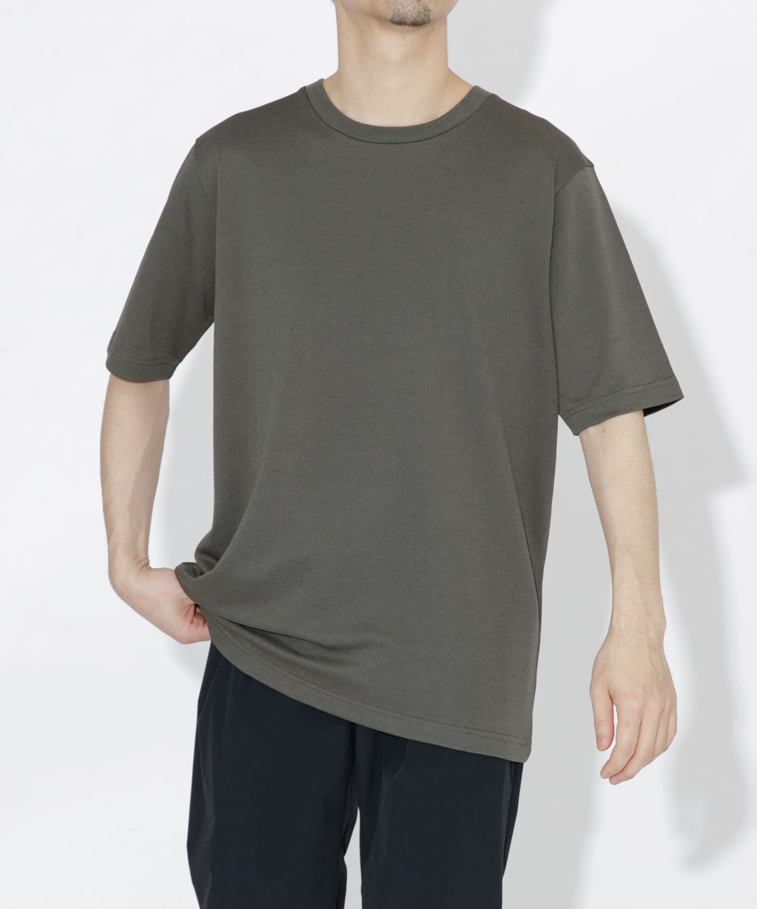 URBAN RESEARCH ROSSO「『WEB限定』『XLサイズあり』リネン混カノコクルーTシャツ」|Tシャツ・カットソー|