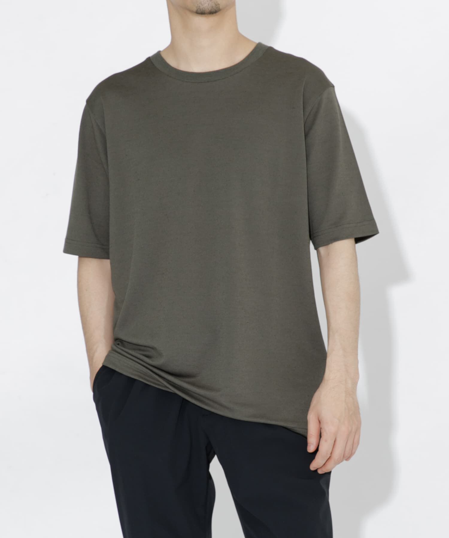 URBAN RESEARCH ROSSO「『WEB限定』『XLサイズあり』リネン混カノコクルーTシャツ」|Tシャツ・カットソー|