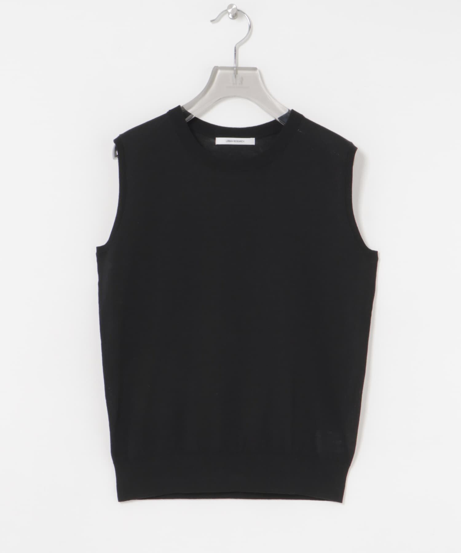 URBAN RESEARCH「UVカット加工ノースリーブニット」|タンクトップ|