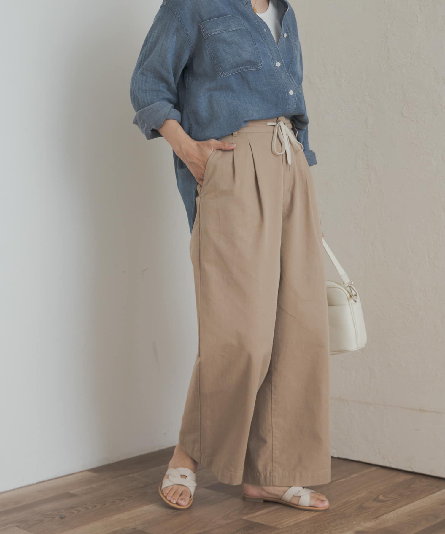 URBAN RESEARCH DOORS「ドロストタックイージーパンツ」|その他|