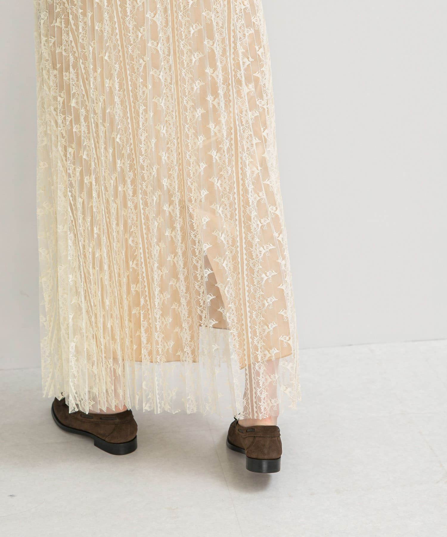 URBAN RESEARCH ROSSO「2WAYレイヤードレーススカート」|スカート|