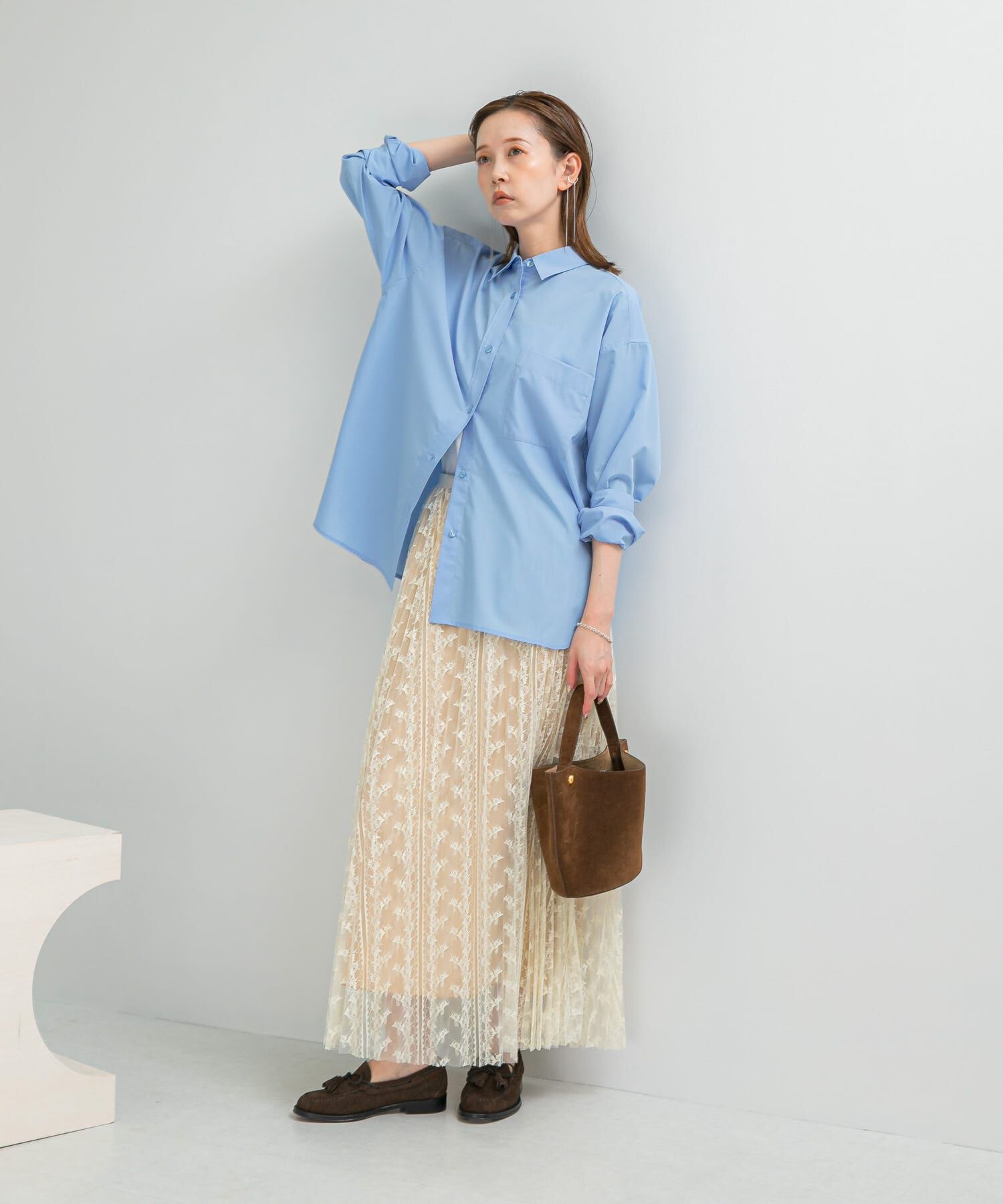 URBAN RESEARCH ROSSO「2WAYレイヤードレーススカート」|スカート|