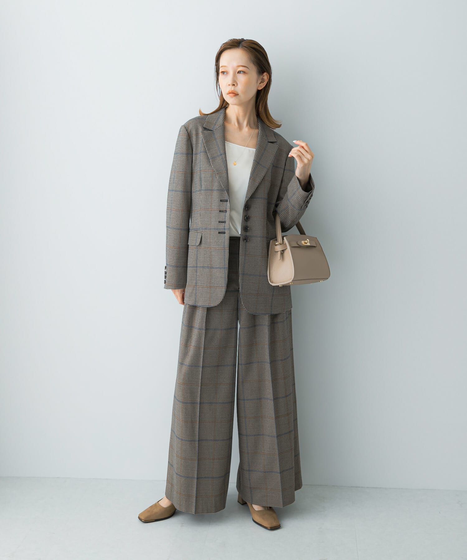 URBAN RESEARCH ROSSO「チェックワイドスラックス」|その他|