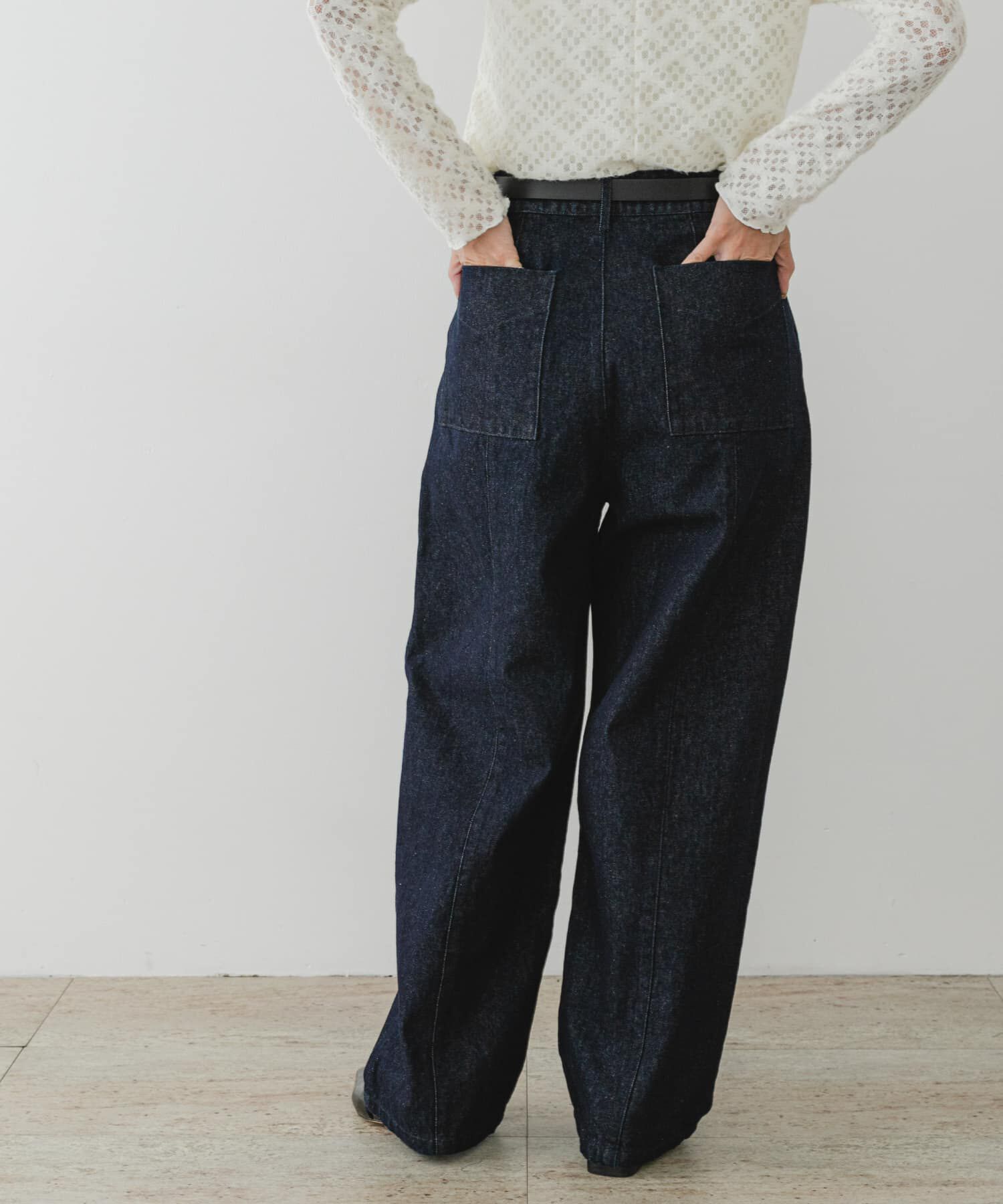 URBAN RESEARCH ROSSO「F by ROSSO　カーブフォルムデニムパンツ」|デニム|