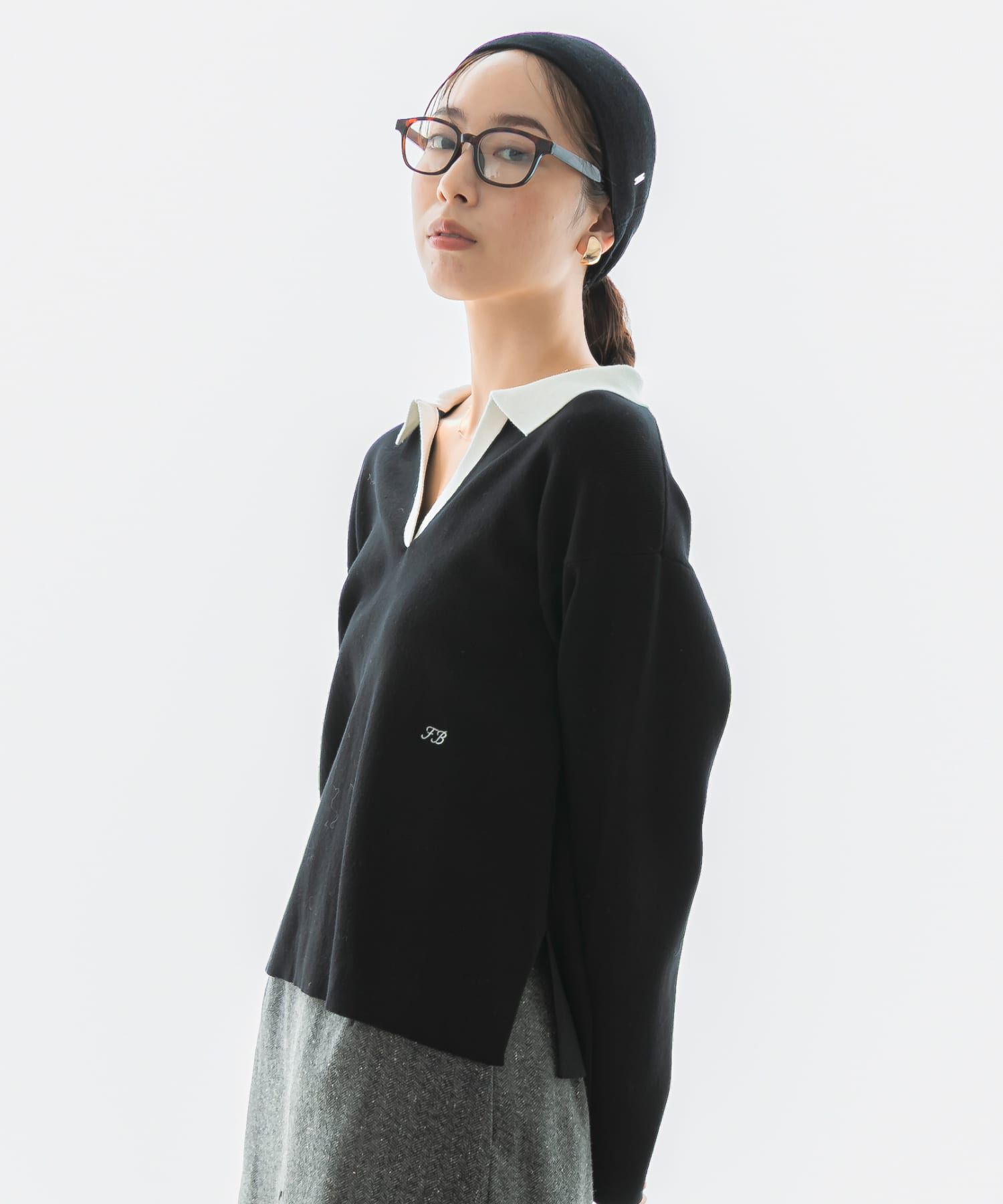 URBAN RESEARCH ROSSO「F by ROSSO　ラガーニットプルオーバー」|ニット・セーター|