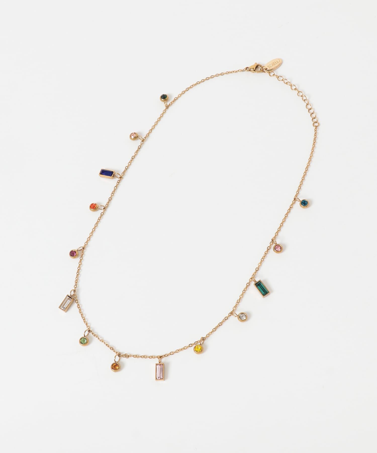 SMELLY「ビジューチャームネックレス」|ネックレス|