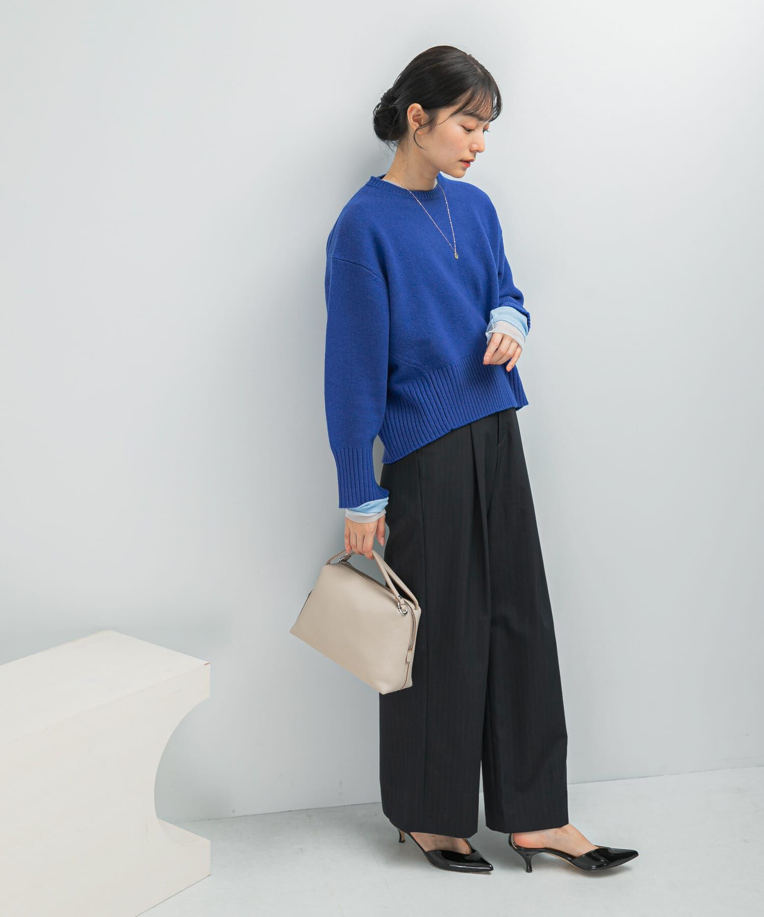 URBAN RESEARCH ROSSO「『WEB/一部店舗限定』エクストラファインシームデザインニット」|ニット・セーター|