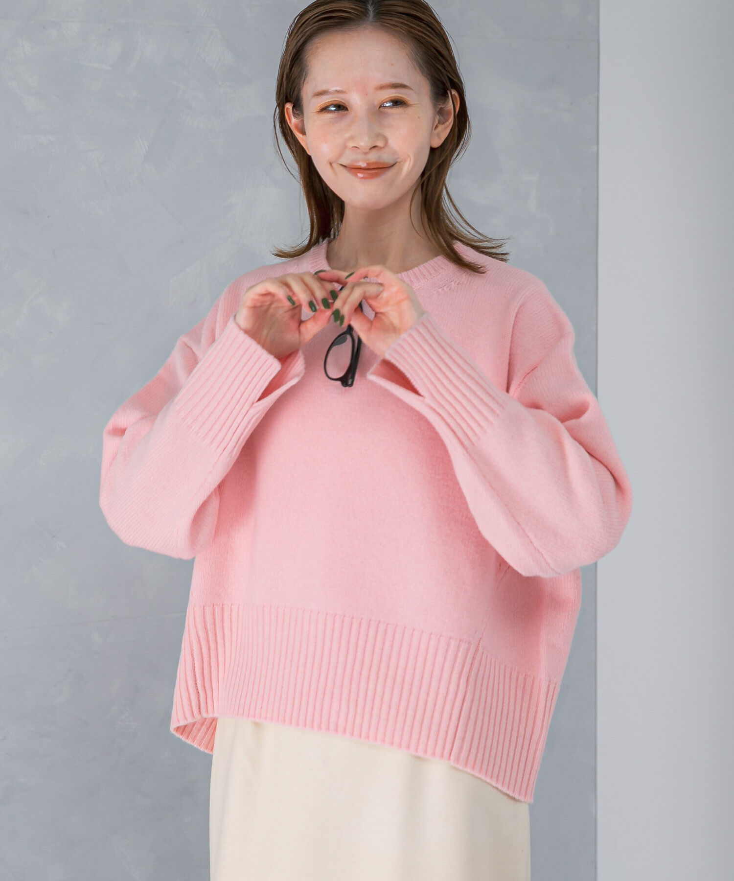 URBAN RESEARCH ROSSO「『WEB/一部店舗限定』エクストラファインシームデザインニット」|ニット・セーター|