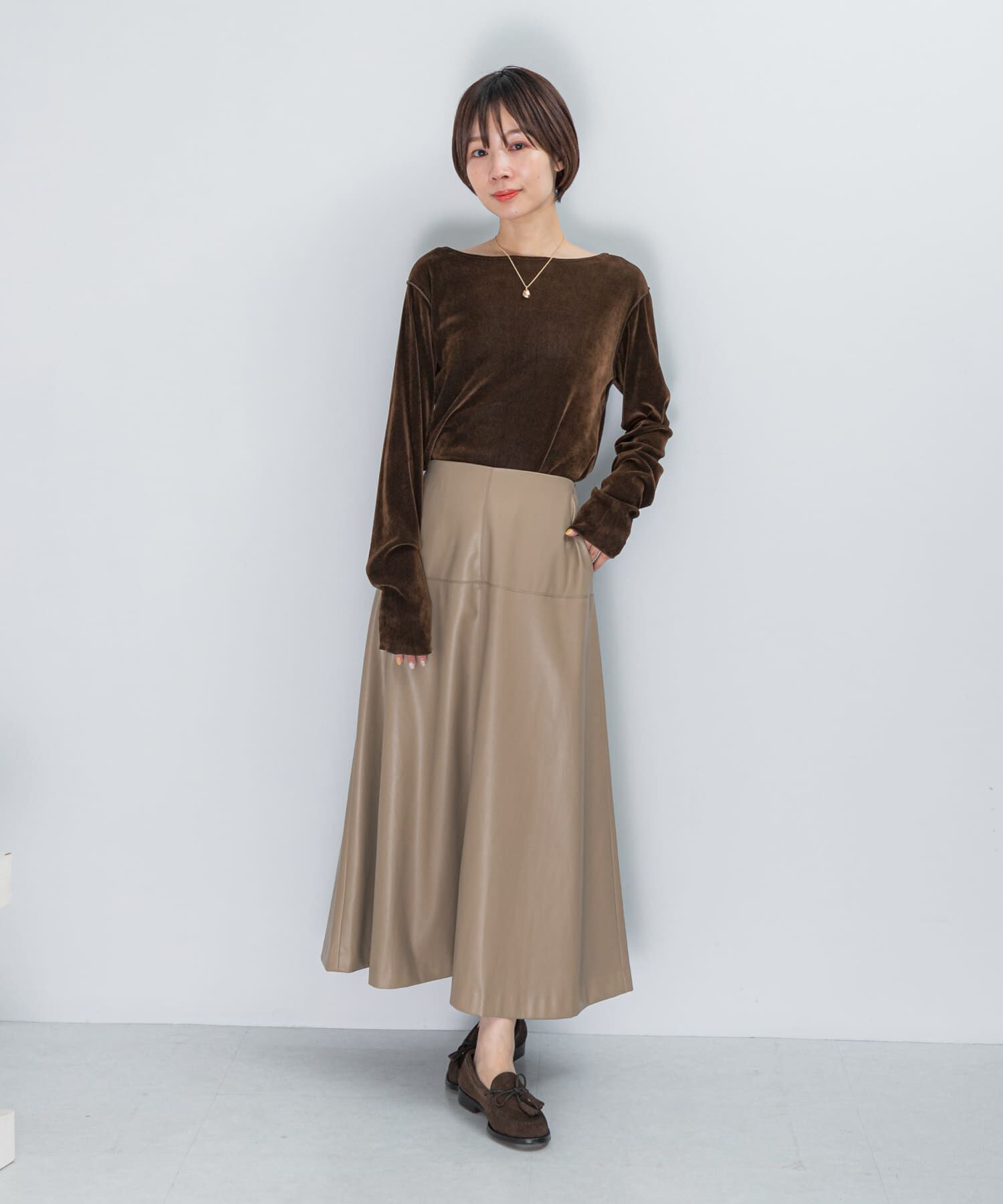 URBAN RESEARCH ROSSO「バックジップフレアスカート」|スカート|