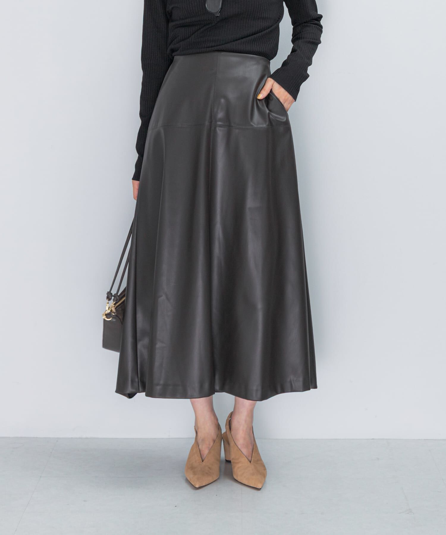 URBAN RESEARCH ROSSO「バックジップフレアスカート」|スカート|