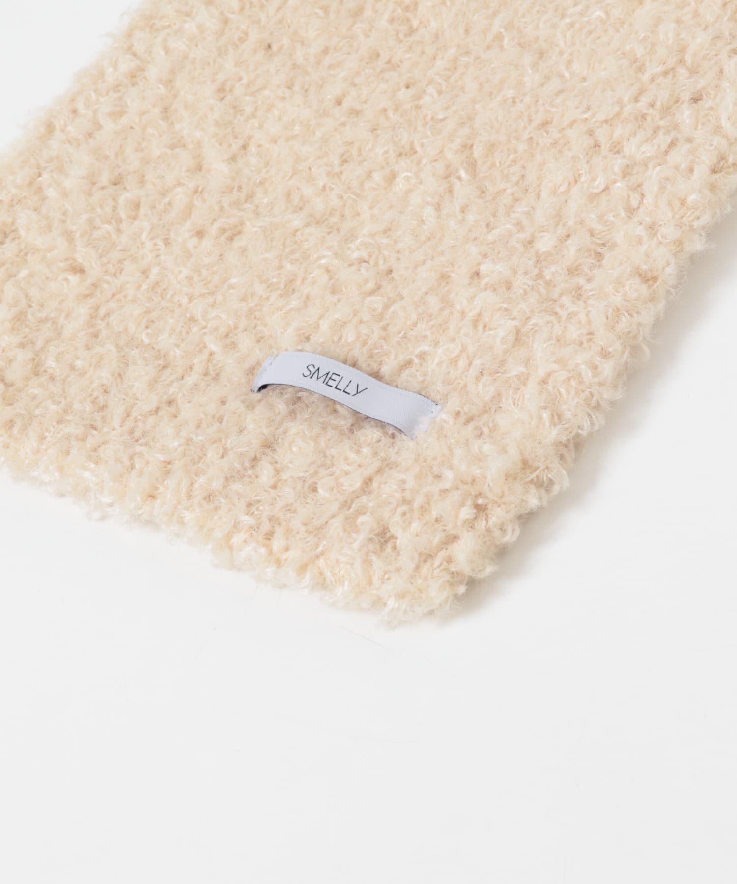 SMELLY「ボアニットマフラー」|マフラー|