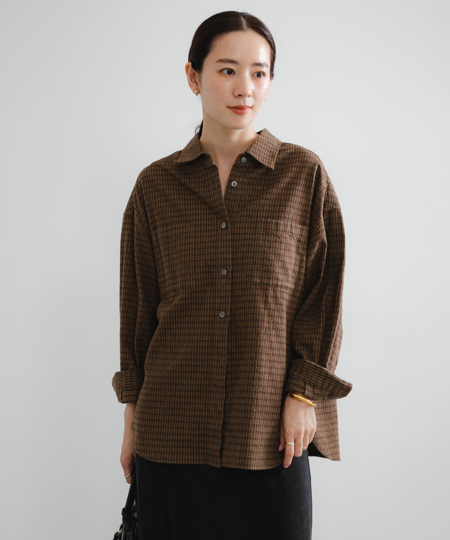 URBAN RESEARCH「ネルチェックコットンシャツ」|シャツ・ブラウス|