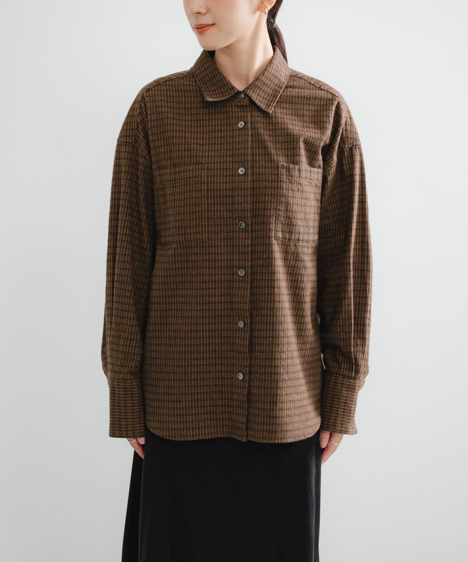 URBAN RESEARCH「ネルチェックコットンシャツ」|シャツ・ブラウス|