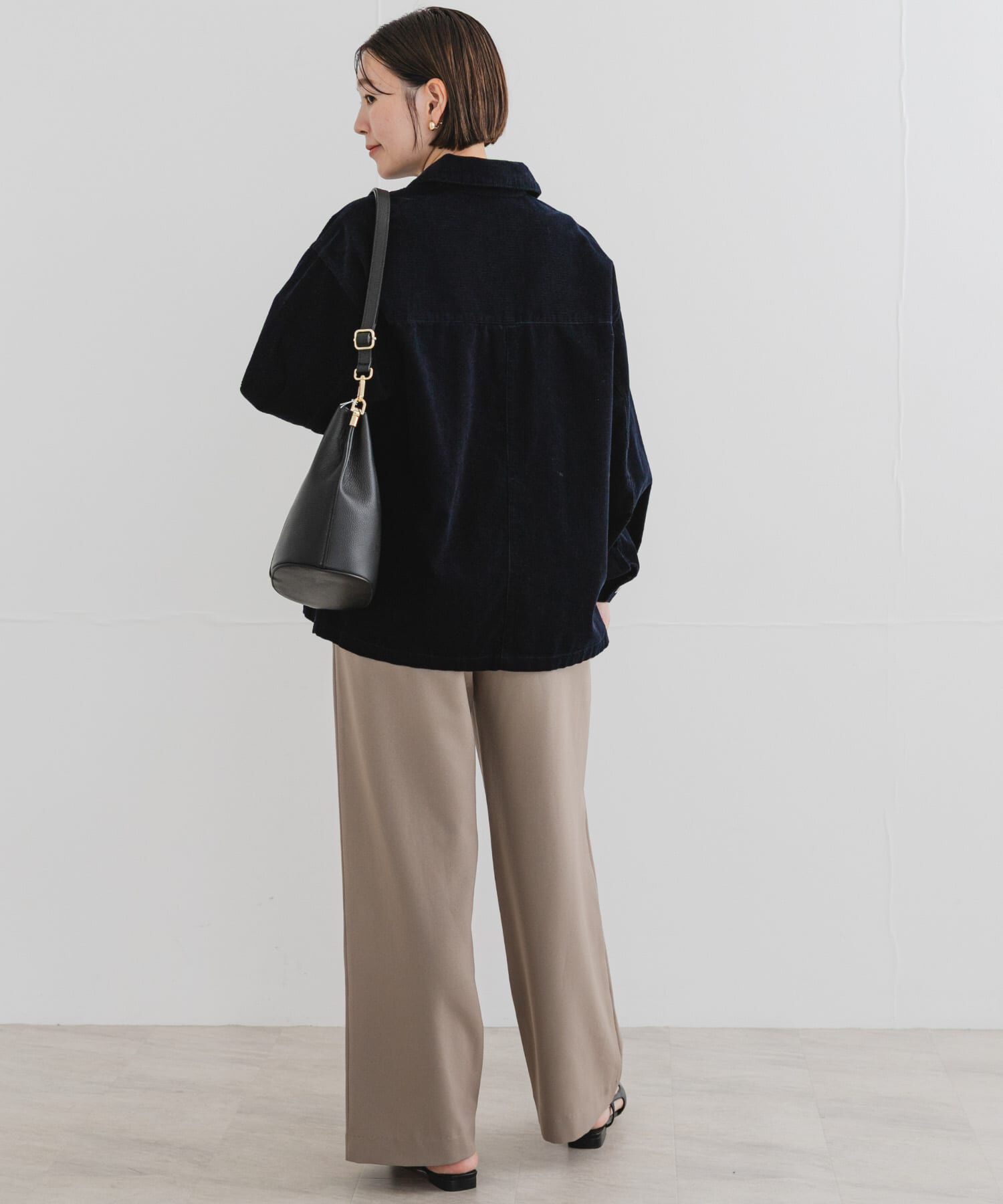 URBAN RESEARCH ROSSO「『UR TECH SMOOTHLUXE』F by ROSSO　タックワイドパンツ」|その他|