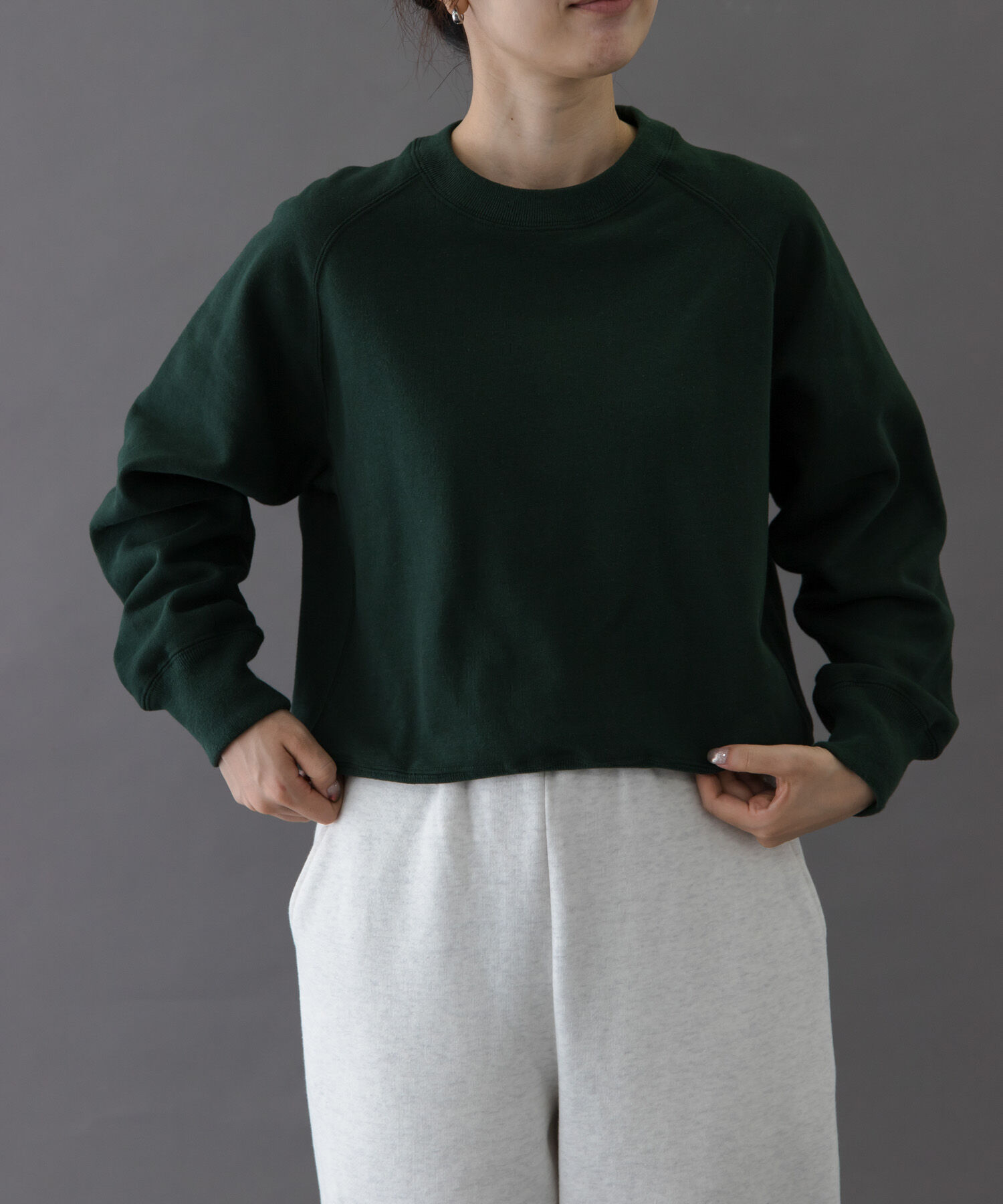 URBAN RESEARCH DOORS「FORK&SPOON　リサイクルコットン裏毛クルーネックスウェット」|スウェット・ジャージ|