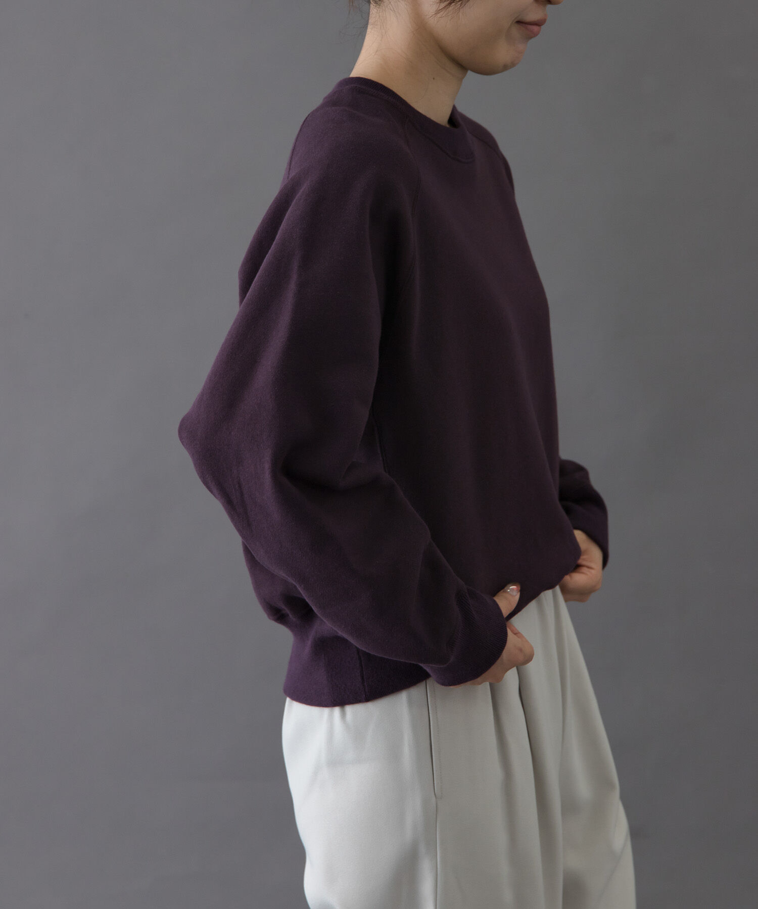 URBAN RESEARCH DOORS「FORK&SPOON　リサイクルコットン裏毛クルーネックスウェット」|スウェット・ジャージ|