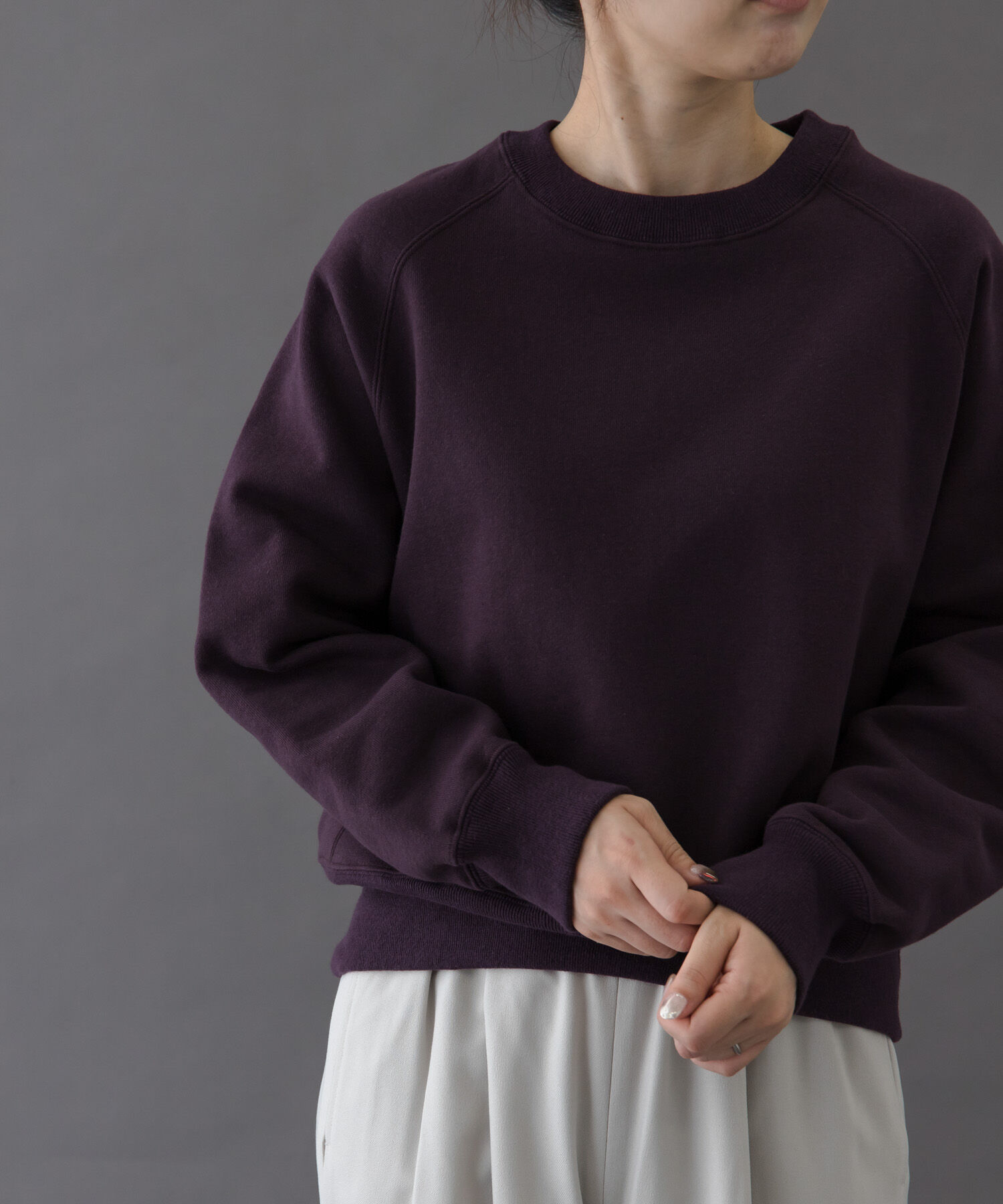 URBAN RESEARCH DOORS「FORK&SPOON　リサイクルコットン裏毛クルーネックスウェット」|スウェット・ジャージ|
