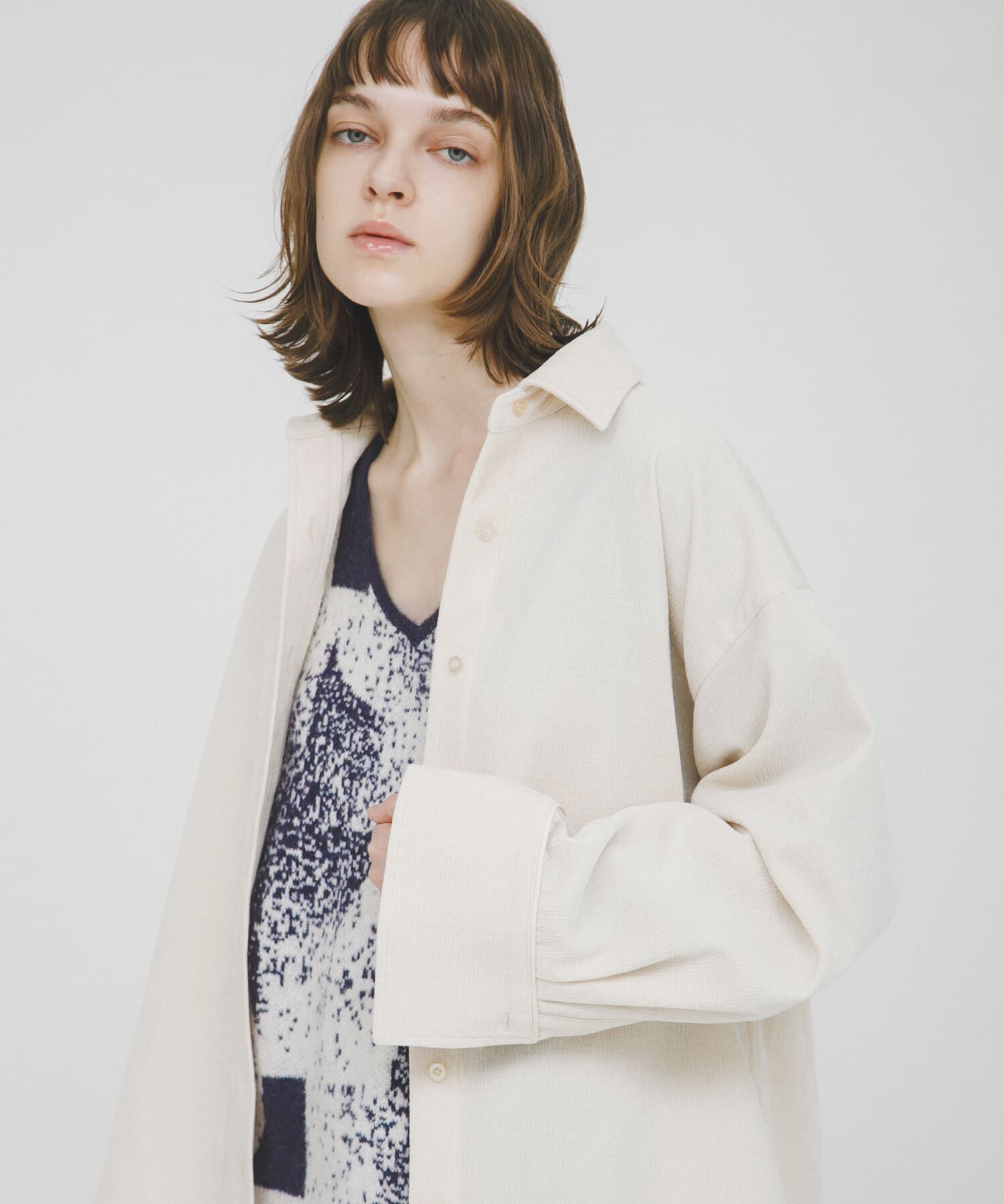 LAATO「wrinkle velor shirts」|シャツ・ブラウス|