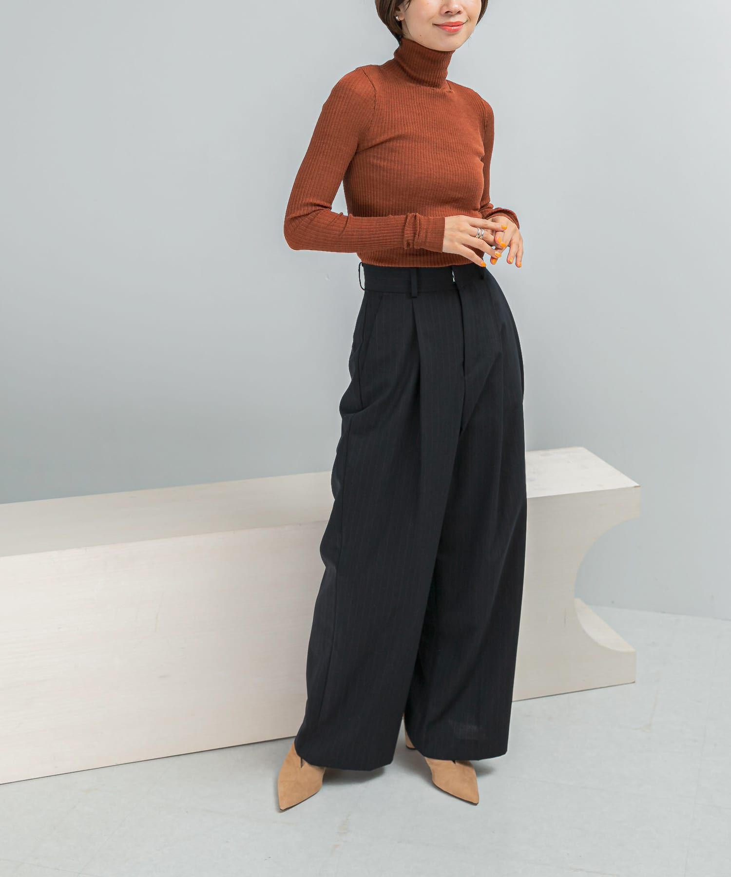 URBAN RESEARCH ROSSO「GICIPI　PRUGNA」|ニット・セーター|