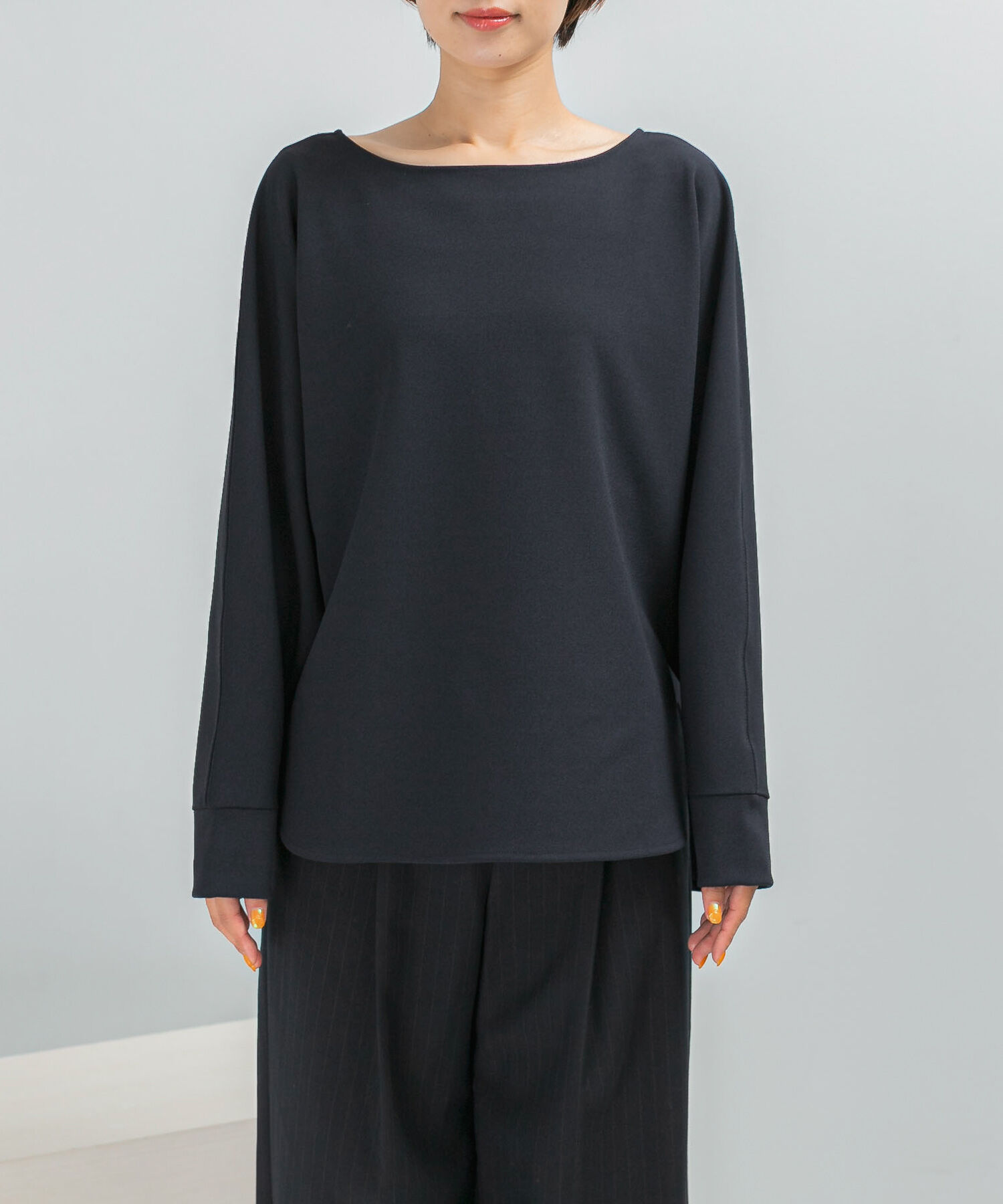 URBAN RESEARCH ROSSO「ニットジョーゼットドルマンプルオーバー」|シャツ・ブラウス|