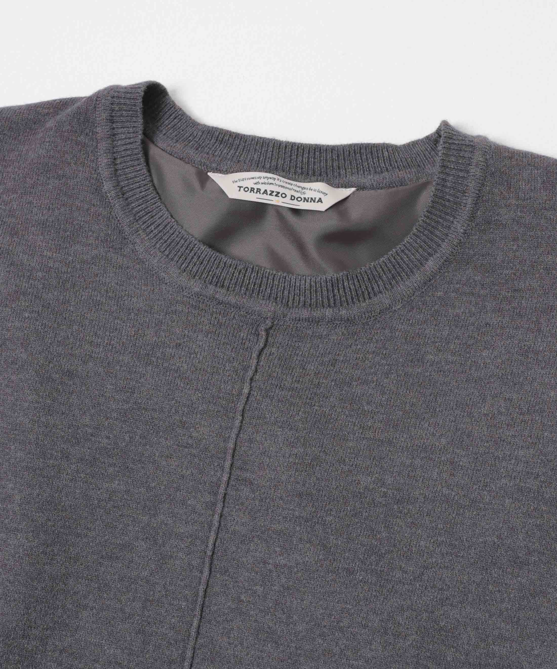 URBAN RESEARCH ROSSO「Torrazzo Donna　Knit Tulle Tops」|ニット・セーター|