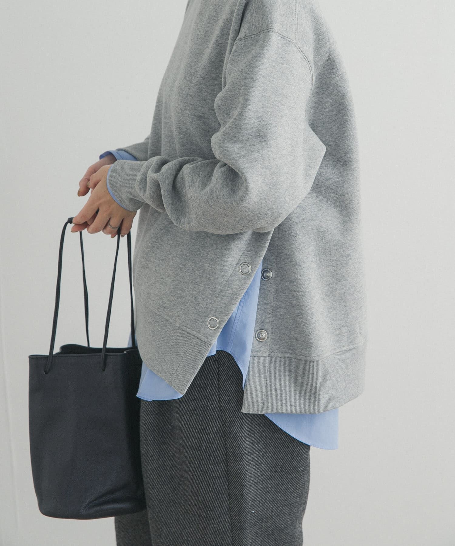 一部WEB限定カラー』『UR TECH』裏起毛サイド釦スウェット（URBAN