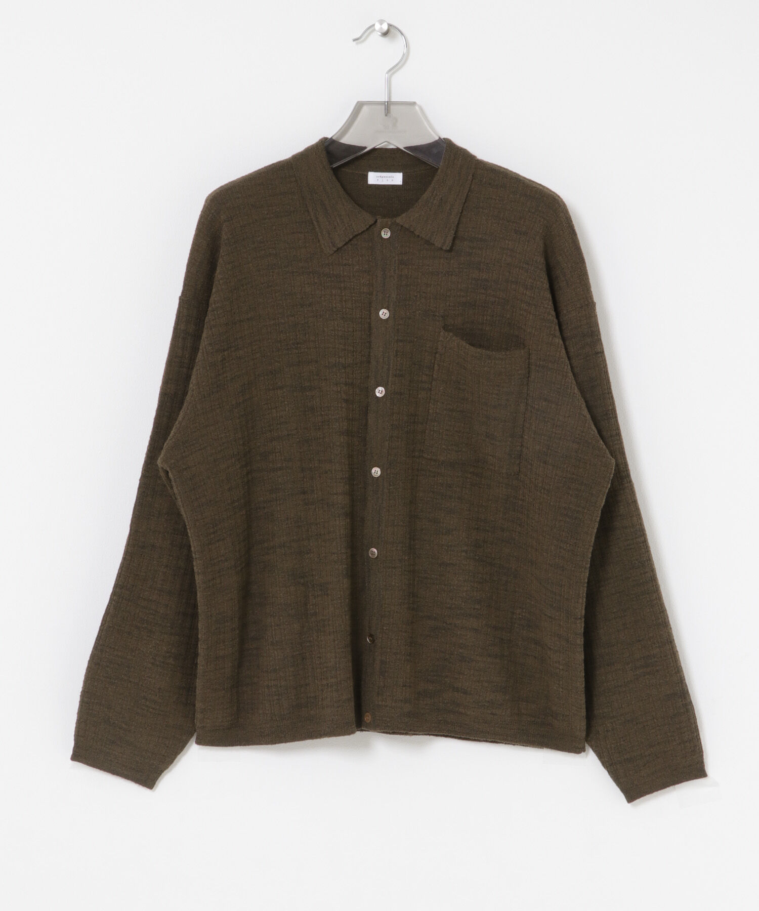 URBAN RESEARCH「crepuscule　Crepe Knit Shirts」|シャツ・ブラウス|