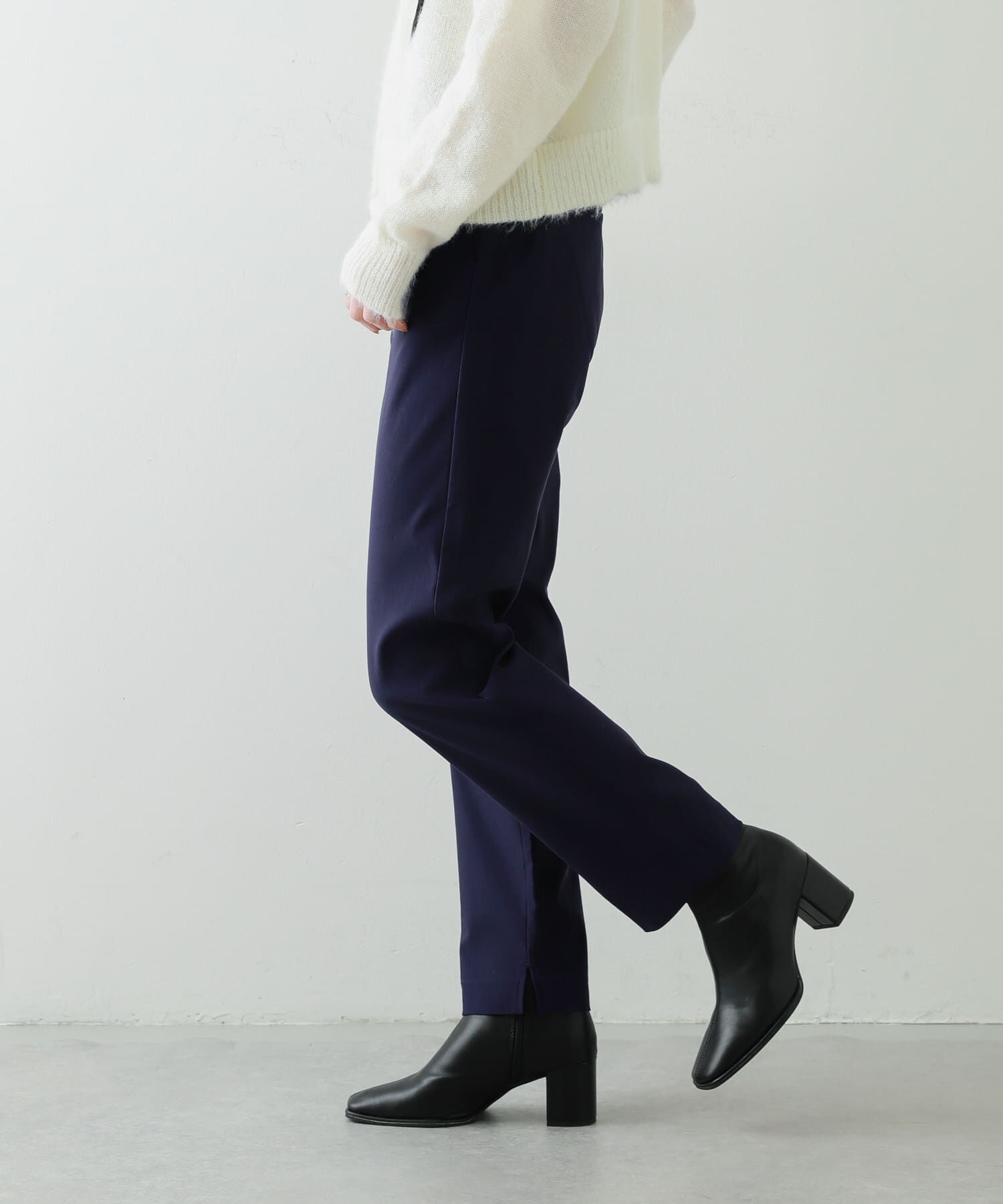 SENSE OF PLACE by URBAN RESEARCH「ストレッチテーパードイージーパンツ」|その他|ネイビー