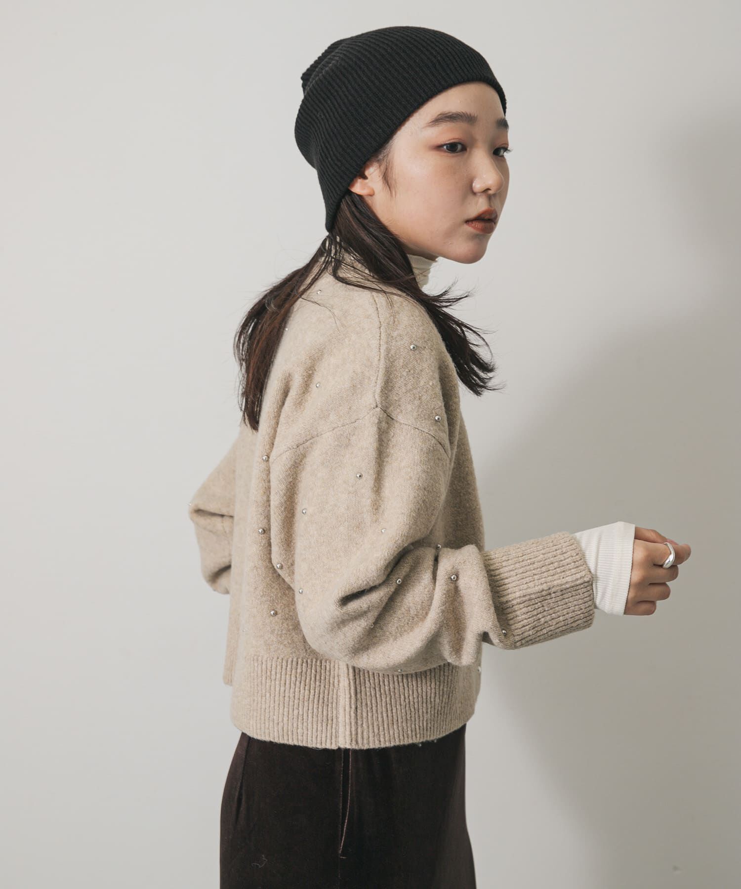 SENSE OF PLACE by URBAN RESEARCH「『洗濯可』ボールビーズカーディガン」|カーディガン|