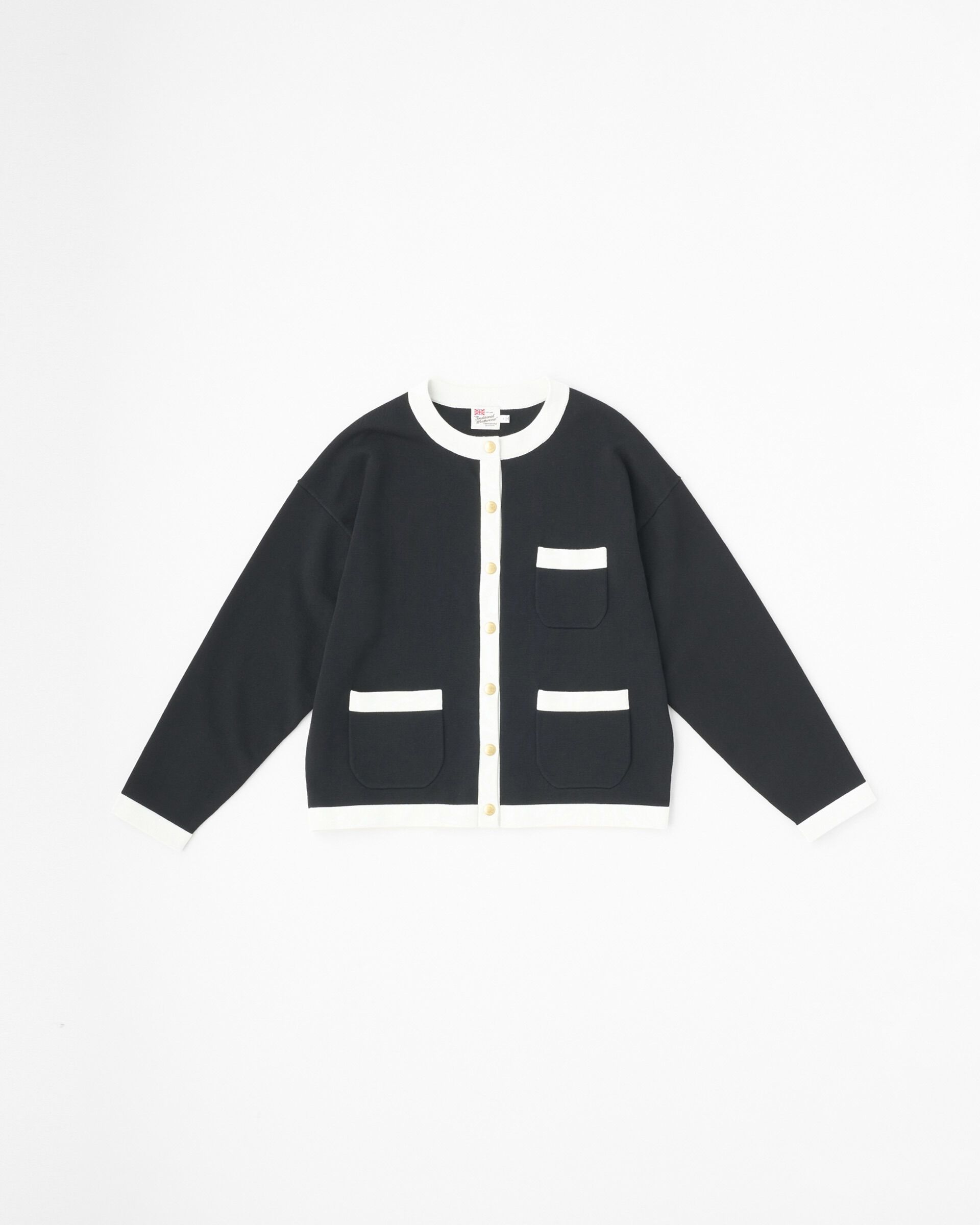 Traditional Weatherwear「ARKLEY KNIT」|ニット・セーター|ﾌﾞﾗｯｸ&times;ﾁｮｰｸ