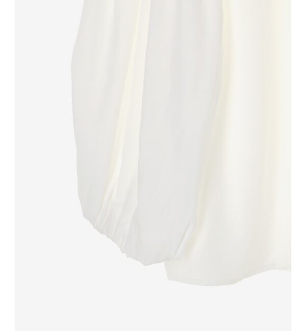  「ノーカラーボリュームスリーブブラウス」|シャツ・ブラウス|