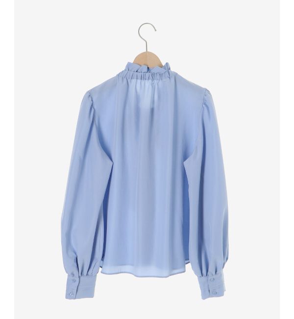  「フィブリルサテンボウタイブラウス」|シャツ・ブラウス|