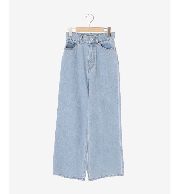 MAJESTICLEGON「ウォッシュデニムワイドパンツ」|デニム|