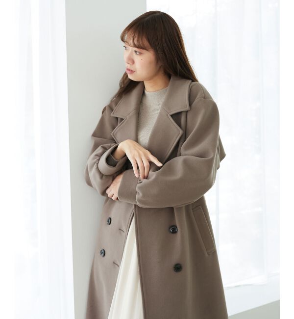 MAJESTICLEGON「バックデザインチェスターコート」|チェスターコート|