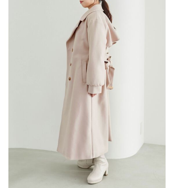 MAJESTICLEGON「バックデザインチェスターコート」|チェスターコート|