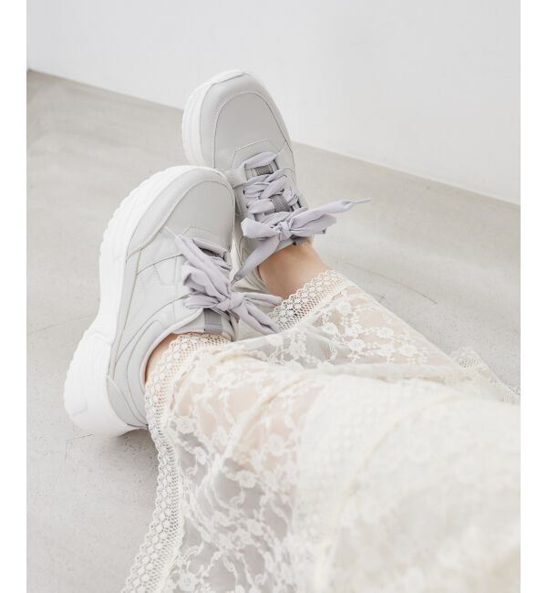 MAJESTICLEGON「厚底2WAYリボンスニーカー」|スニーカー|