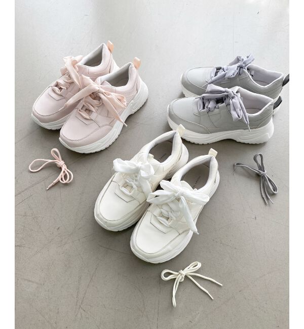 MAJESTICLEGON「厚底2WAYリボンスニーカー」|スニーカー|