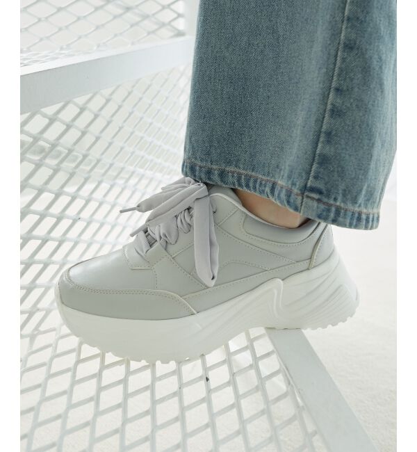 MAJESTICLEGON「厚底2WAYリボンスニーカー」|スニーカー|