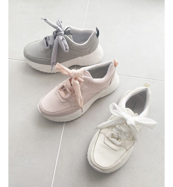 MAJESTICLEGON「厚底2WAYリボンスニーカー」|スニーカー|