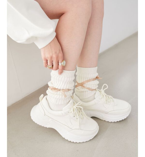 MAJESTICLEGON「厚底2WAYリボンスニーカー」|スニーカー|